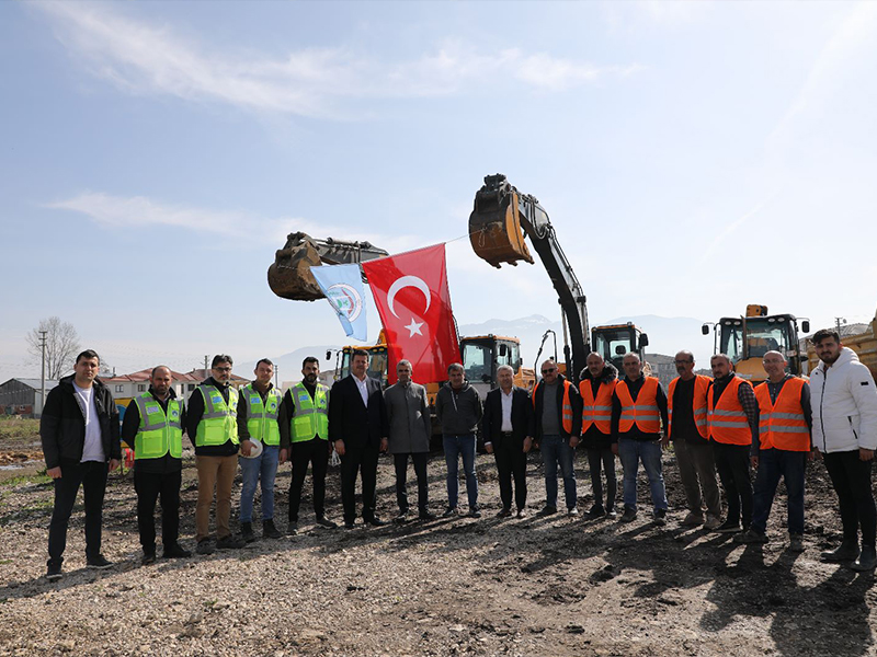 8 milyonluk projede ilk kepçeyi Başkan Soykan vurdu